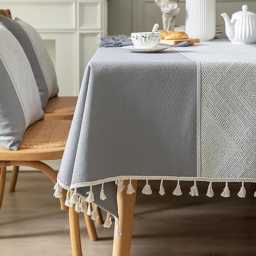 Miniatura 2 de NM&DMY Mantel moderno para el hogar, mesa auxiliar, cubierta a prueba de polvo, para interiores y exteriores, jardín, fiesta, decoración de mesa,