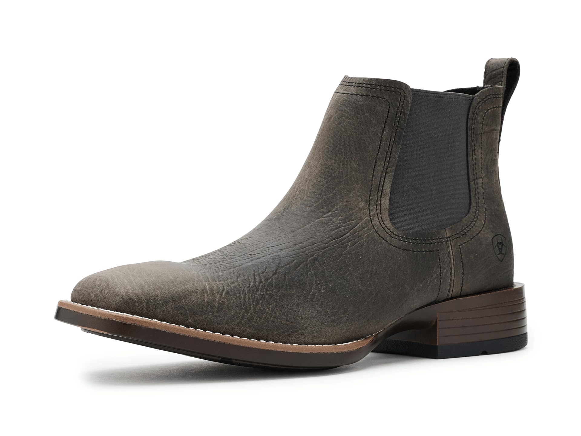 ARIAT mens Booker Chelsea Wide Square Toe Western Boot