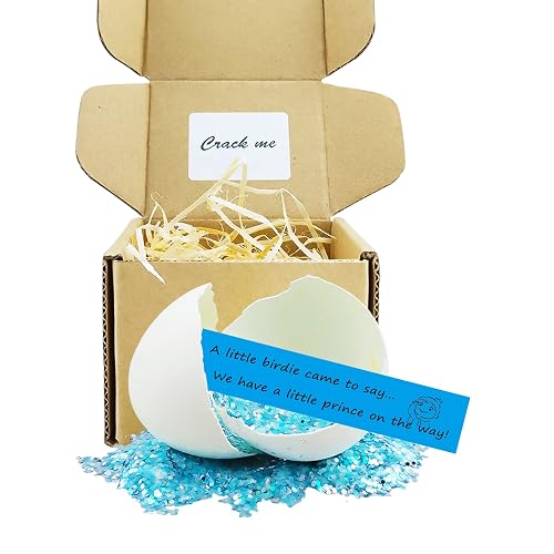 MUFUN Baby Gender Reveal Egg, Boy Gender Reveal, Unique Gender