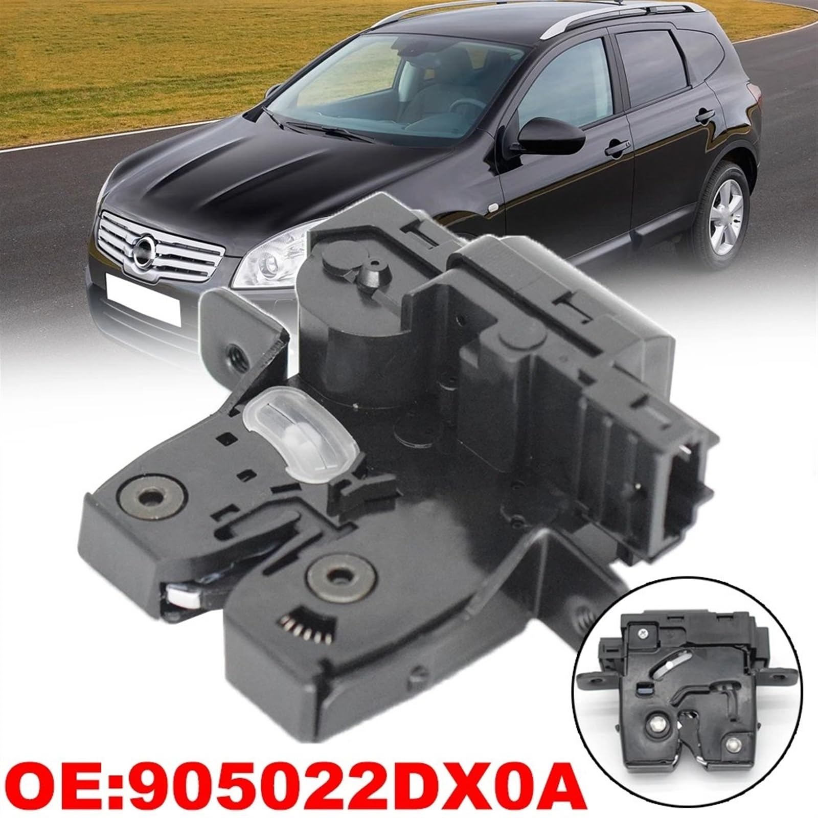 Serrure Coffre Arrière Nissan Micra K12 / Qashqai J10 / Tiida - Pièce OEM 90502-EY12D - Mécanisme De Verrouillage Hayon Serrure Coffre Arrière Nissan Micra K12 / Qashqai J10 / Tiida - Pièce OEM 90502-EY12D - Mécanisme De Verrouillage Hayon