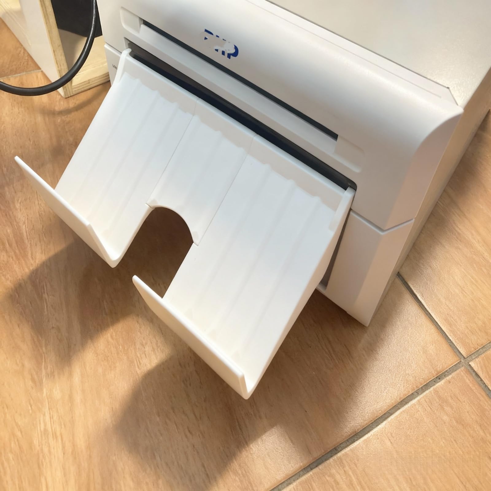 Photo Catcher and Organizer for DNP DS620 Printer, Professional Output Tray with Non-Slip Base, ABS Plastic Construction, Print Collection System (White)