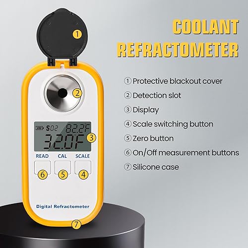 Miniatura 8 de AMTAST - Densitómetro digital de café, concentración de café, refractómetro, bebidas de azúcar, densidad, café Brix TDS medidor AMR300
