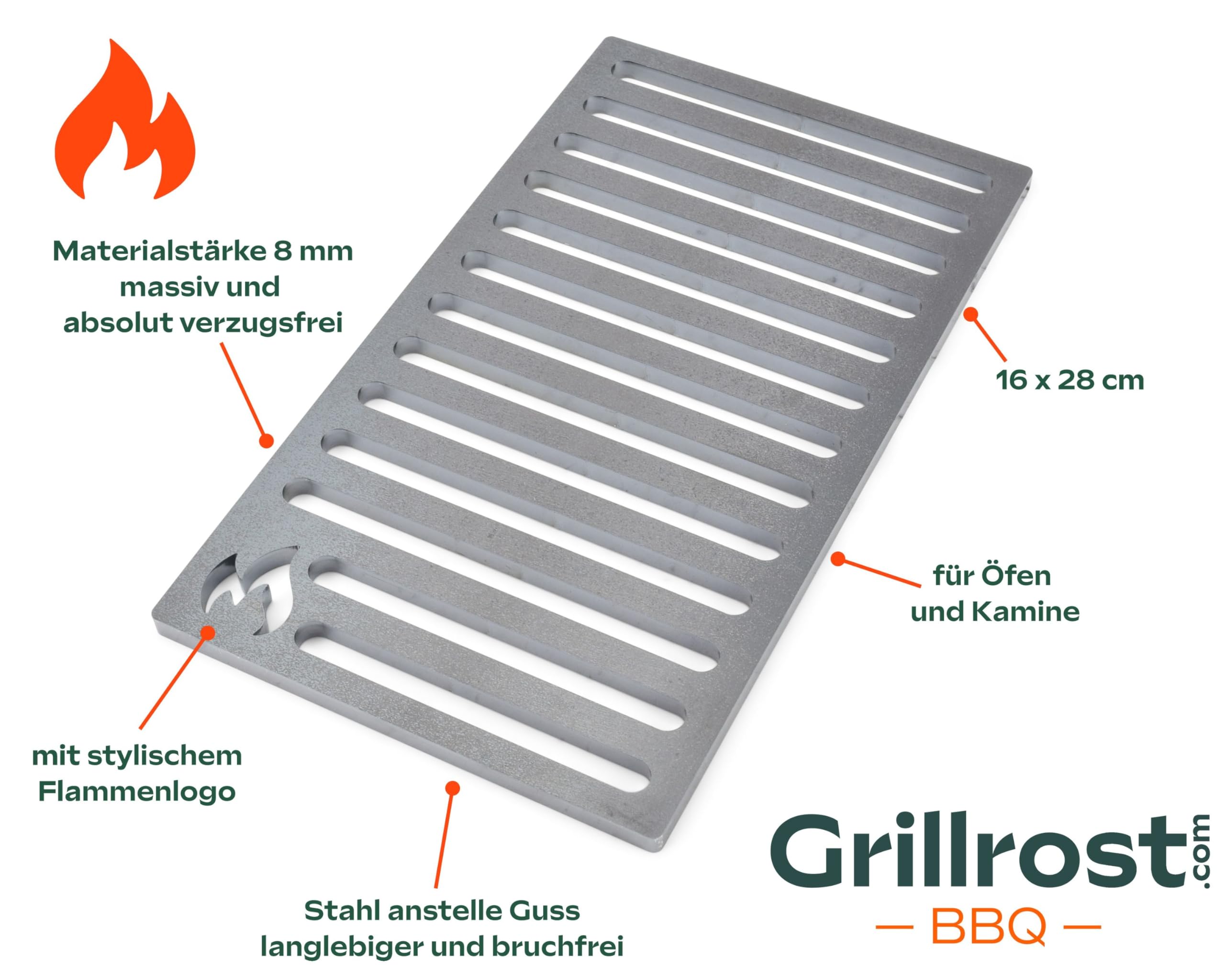 Griglia Per Stufa In Ghisa WELL GRILL 16x28 Cm - Per Forni E Camini - Foto 5