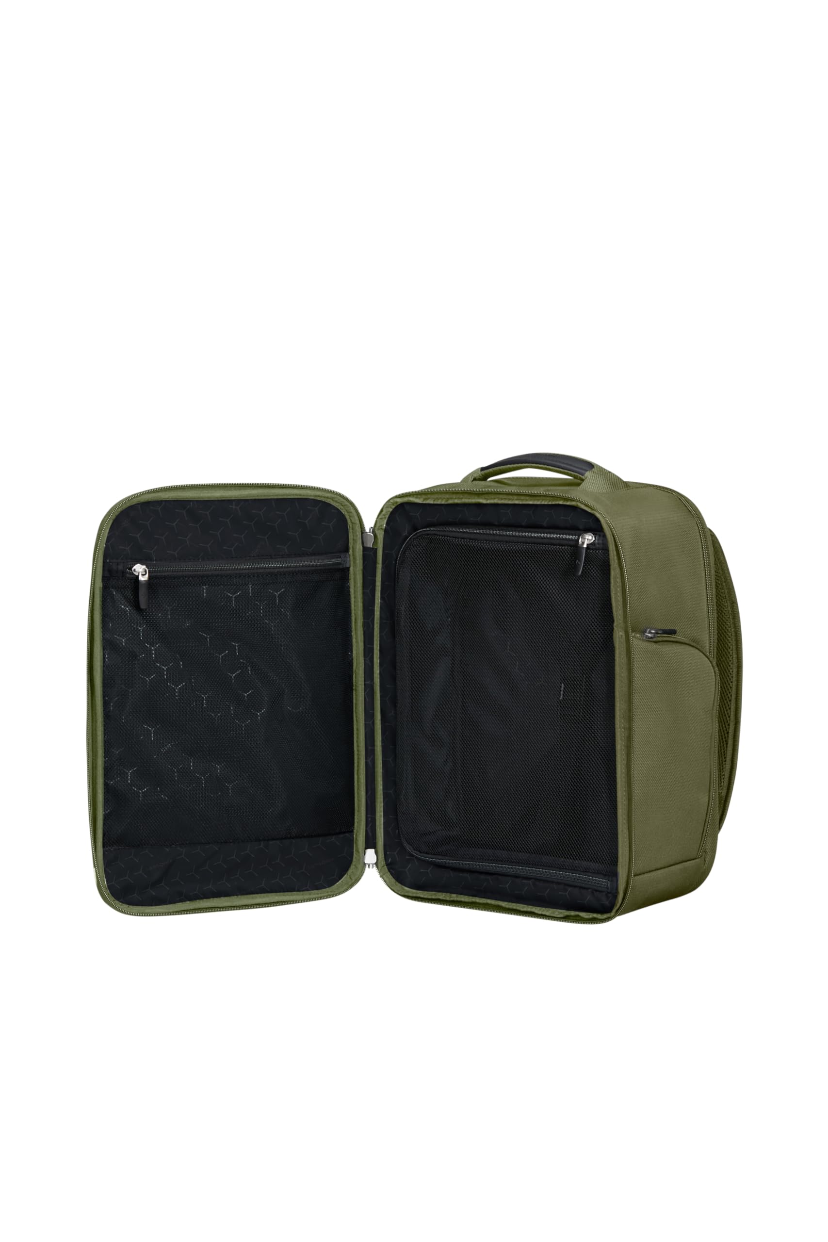 Samsonite Spark SNG Eco - Mochila de Cabina 40x30x20 cm - Equipaje de Mano para Ryanair, Wizz Air & Vueling, Bolsa Bajo Asiento con Compartimento Portátil 15.6", 26 L, 0.80 KG, Verde (Olive)