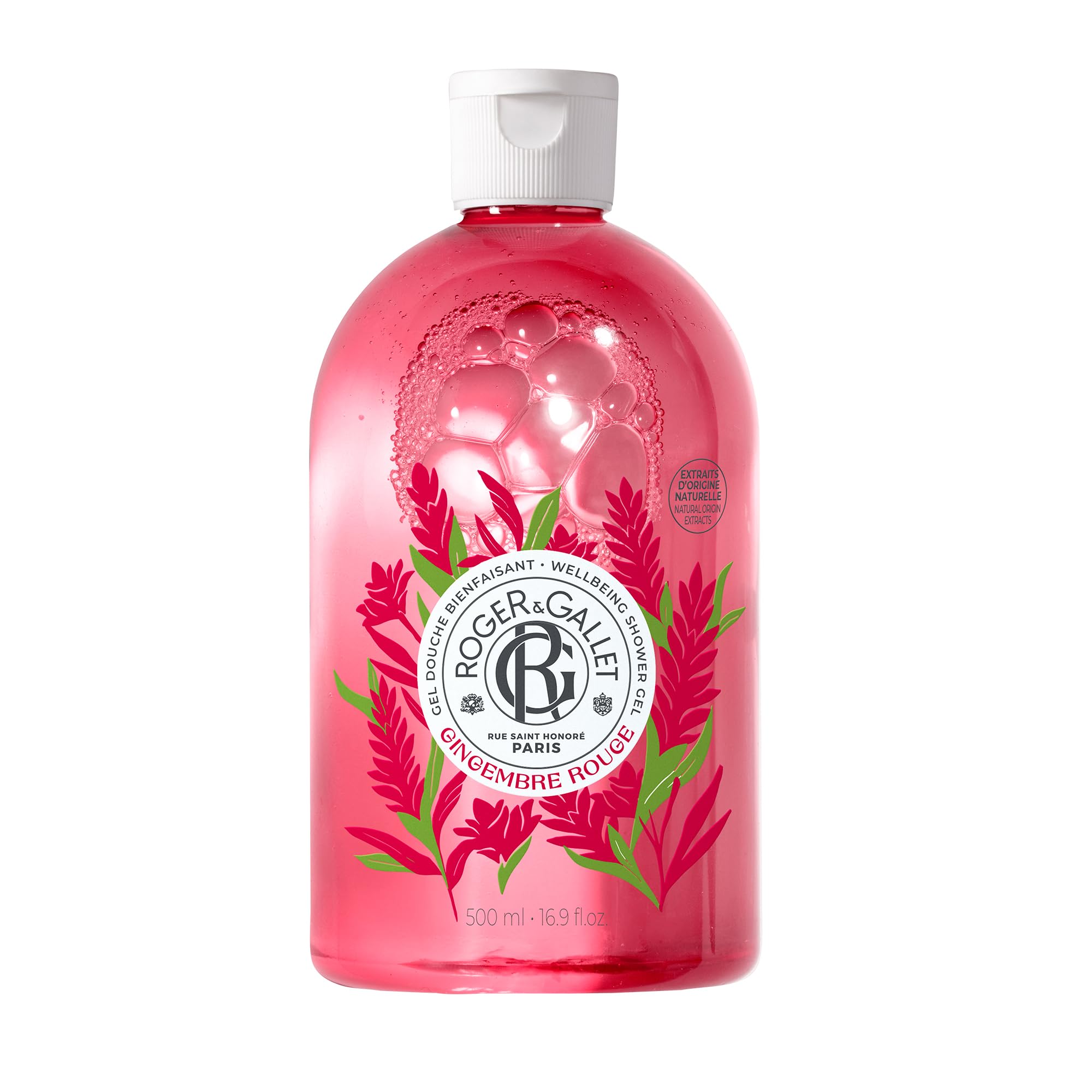 ROGER&GALLET GINGEMBRE ROUGE SHOWER GEL - 500ML