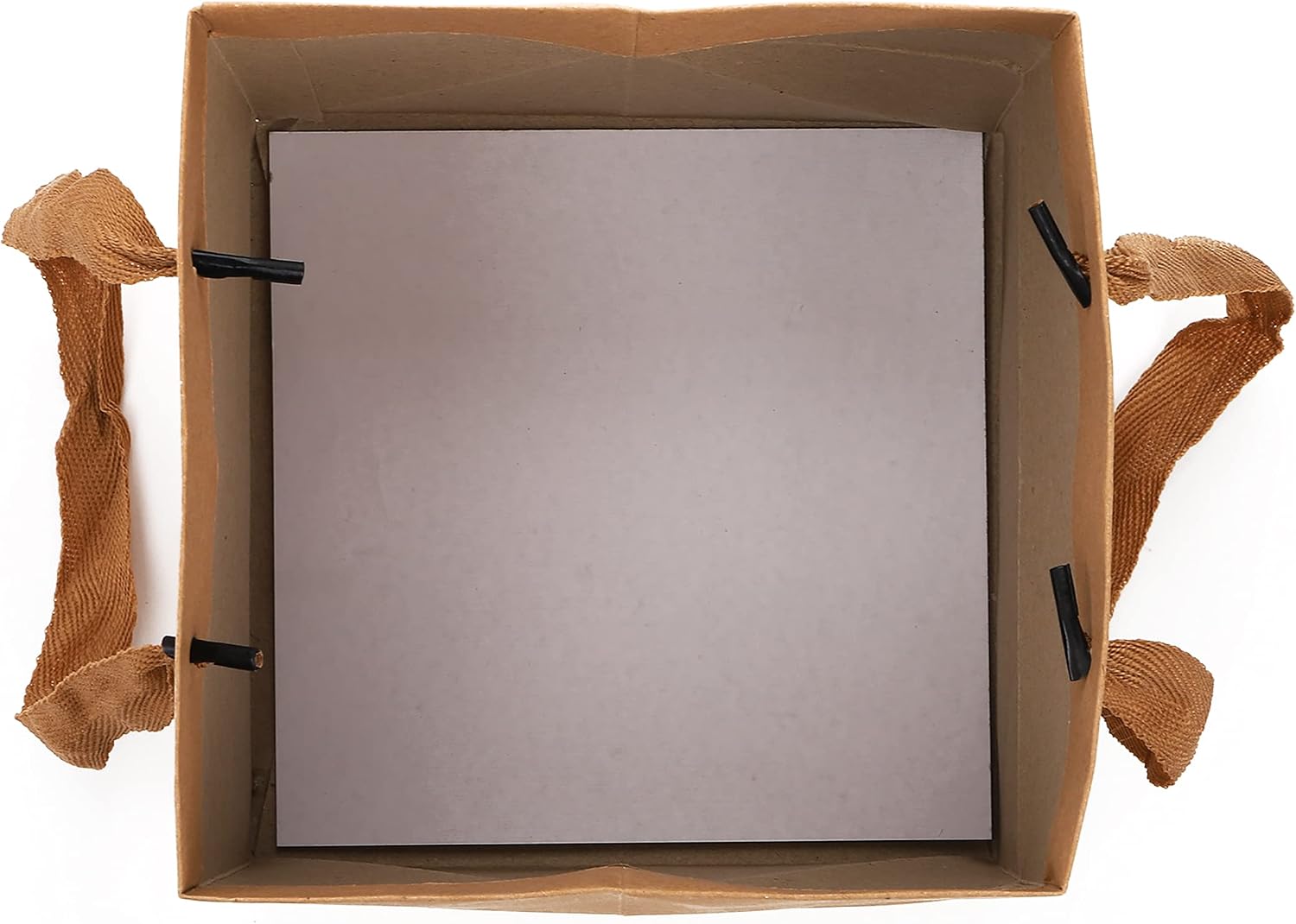 Yesland 30 Pack Kraft Bags with Ribbon Handles, 3 Sizes Paper Gift Wrap and Shopping Bags, Reusable Square Large Retail Business Packaging Bags for Goodie, Party, Wedding, Present(10'', 8'', 6'')