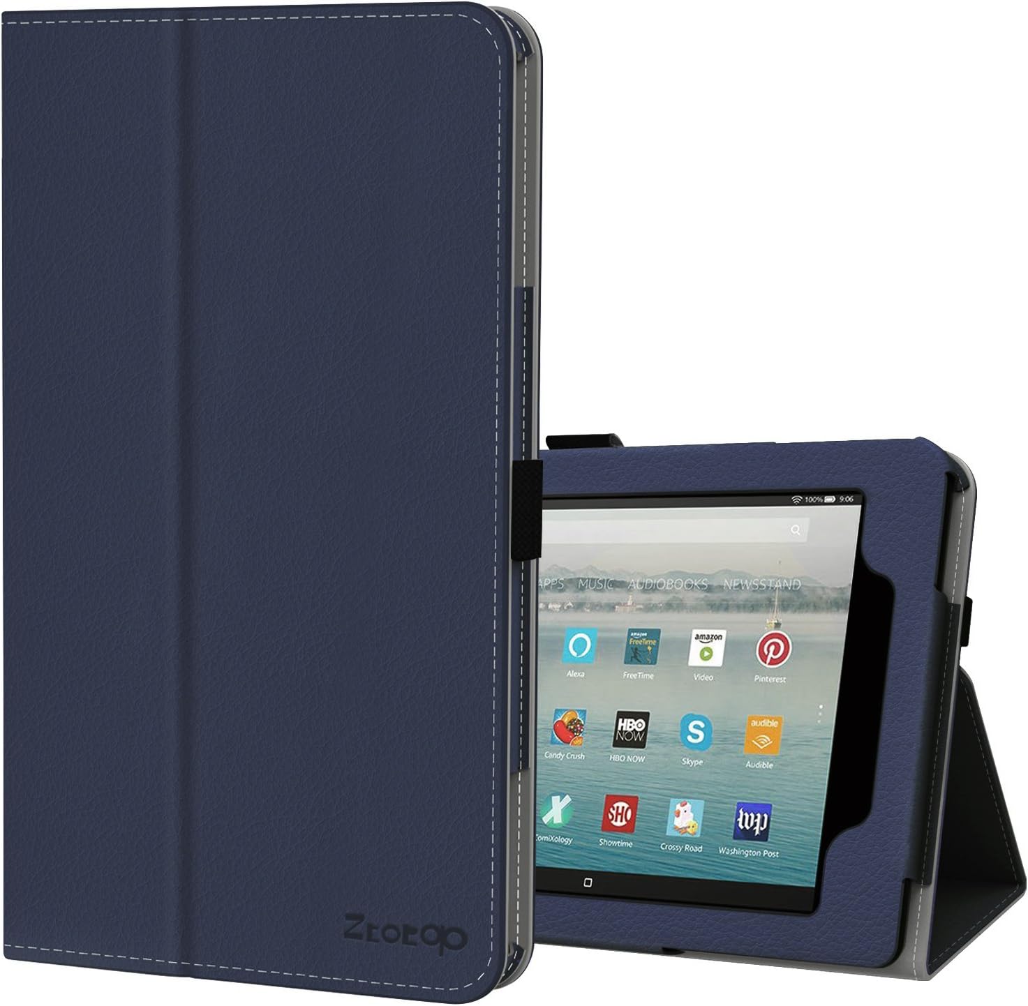 Ztotop Folio Case for AllNew Fire HD 10 Tablet (2017