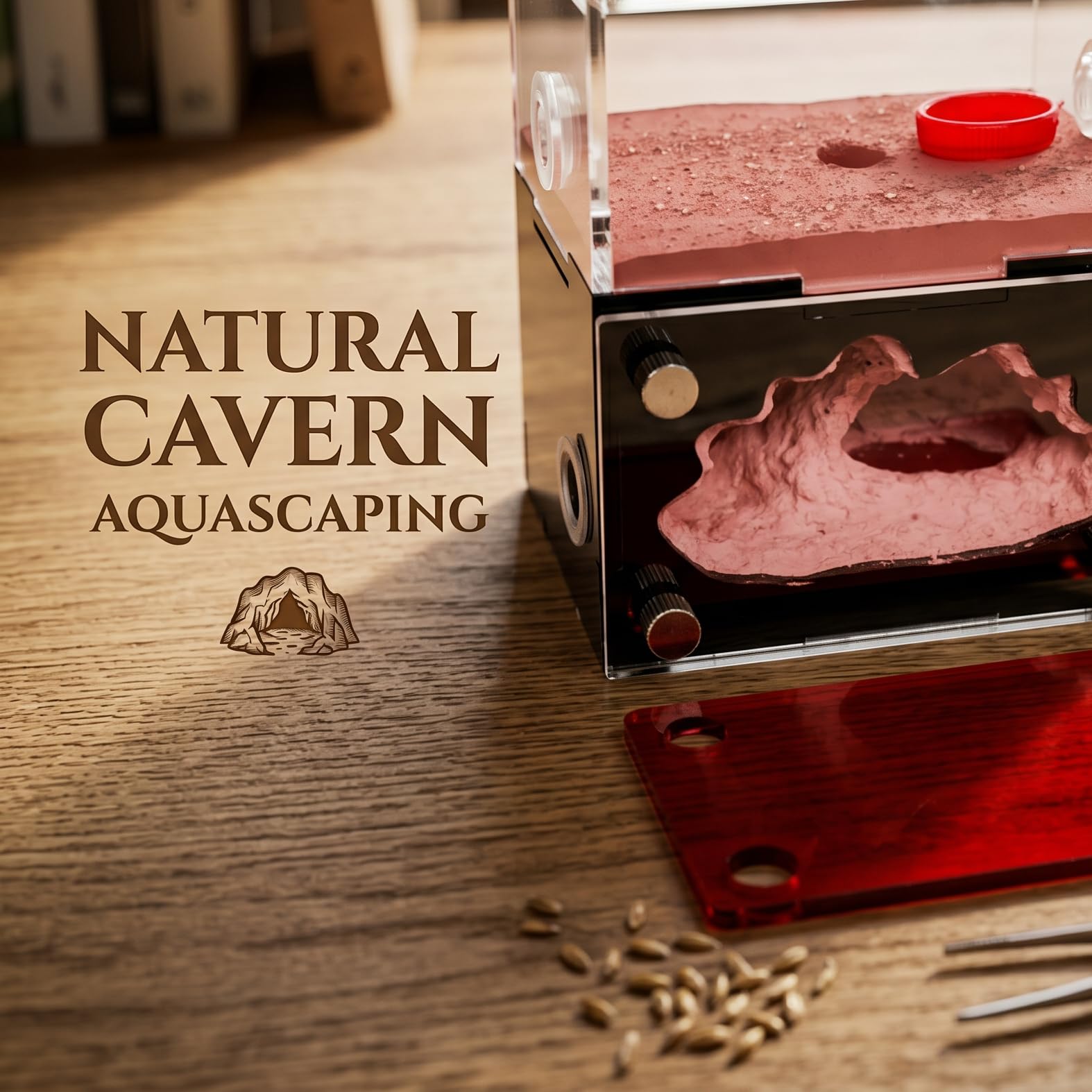 Formicarium - Kit Habitat per Ant Farm, per osservazione del comportamento, terrario educativo per adulti e bambini