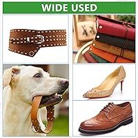 Vista 5 de Kit de herramientas de punzonado, 11 piezas, cierre a presión de cuero, ajuste de remaches, herramientas de troqueles para perforar e instalar botón