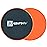 A AZURELIFE Exercise Core Sliders, Dual Sided Exercise Gliding Discs Use on Carpet or Hardwood Floors, Light and Portable, Perfect for Abdominal&Core Workouts