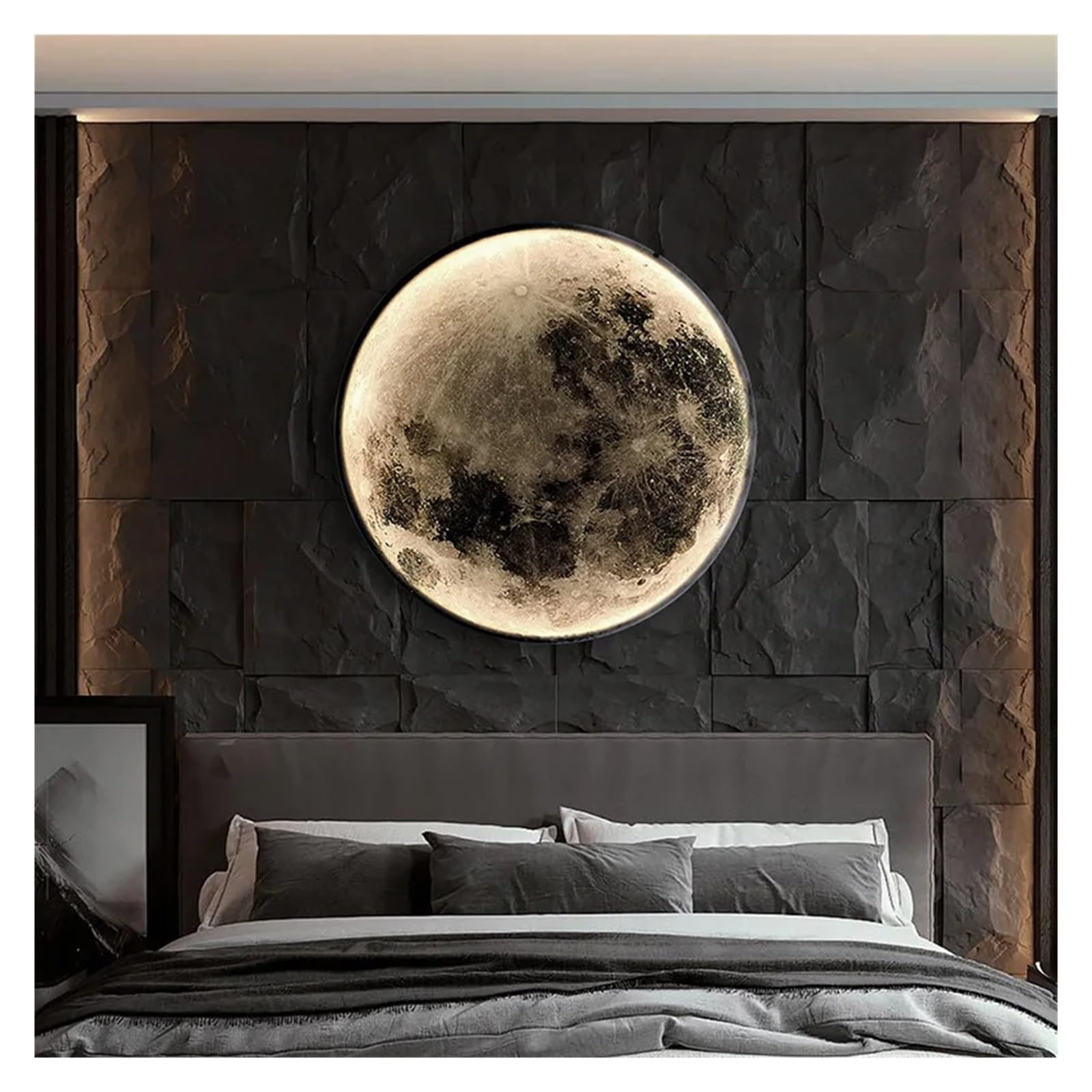 Amazon.com: SaeYz Moon Background Light LED Home Light Terrace