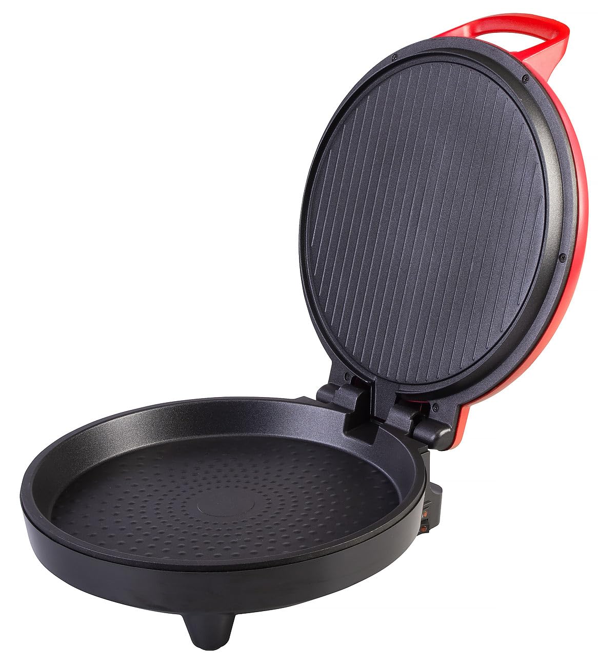 Rosenstein & Söhne Backofen: 2er-Set Pizza-Maker, 180 °C, Ober-/Unterhitze, Pizza mit Ø 27 cm (Pizzapfanne, Pfannen elektrisch, Grill)