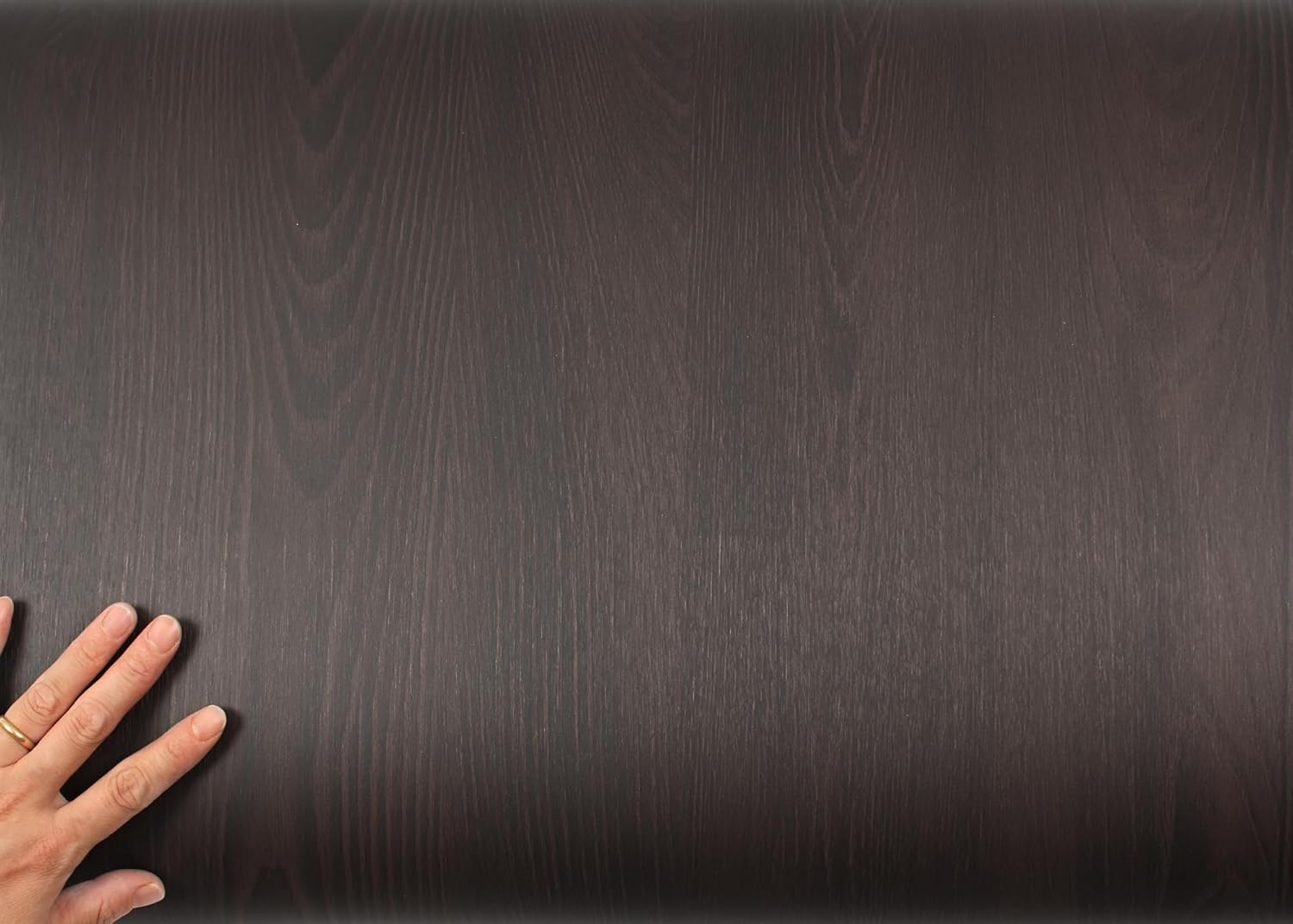 ROSEROSA Peel and Stick Premium Faux Wood Contact Paper Self-Adhesive Wallpaper Door Wrap Counter Top Border Mirror Molding Trim PW126