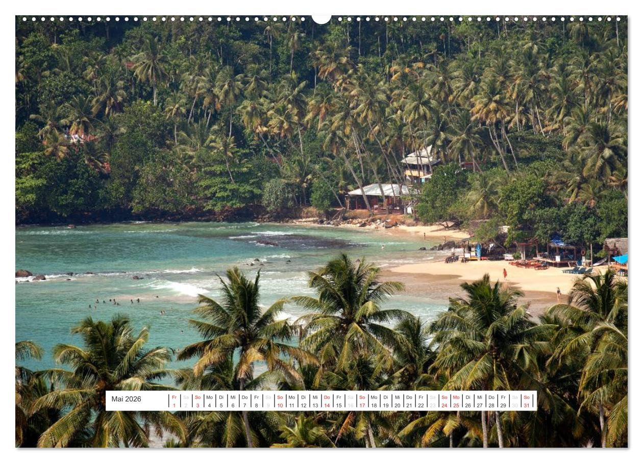 Asien - Sri Lanka (hochwertiger Premium Wandkalender 2026 DIN A2 quer), Kunstdruck in Hochglanz: Eine fotografische Traumreise durch das frühere Ceylon (CALVENDO Orte)