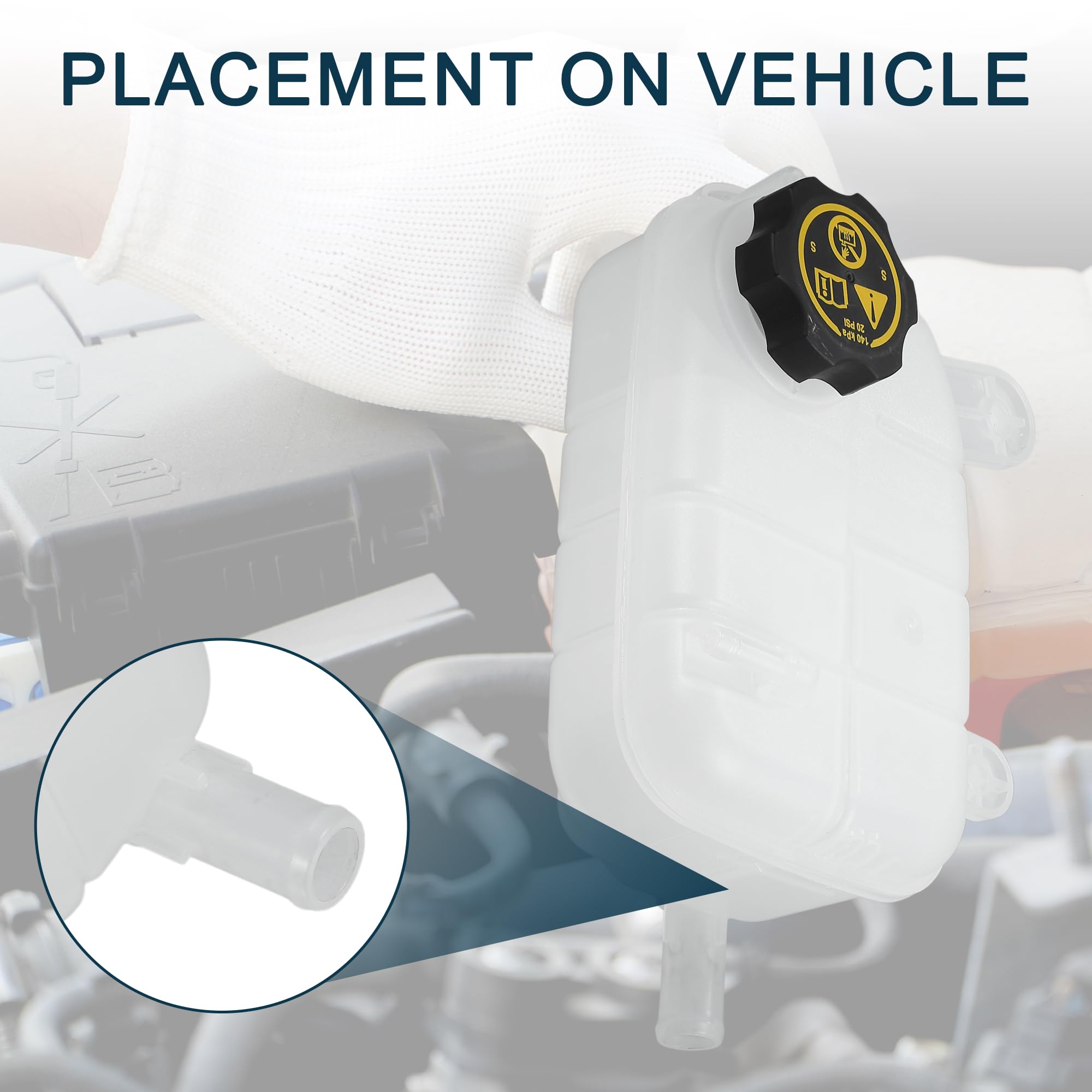Kühlmittelbehälter Ausgleichsbehälter für Buick Encore Robust Nr. 95201979 | Kühlmittel-Ausgleichsbehälter mit Deckel 1 Satz für Chevrolet Trax