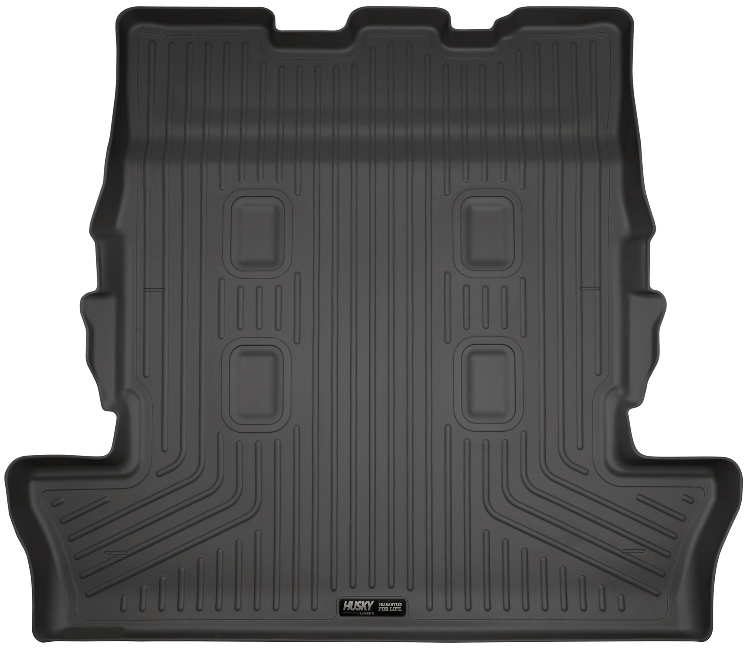 Husky Liners Weatherbeater | Fits 2013-2021 Lexus LX570/Toyota Land Cruiser w/ 3rd Row SeatsCargo Liner - Black | 25341