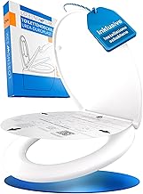 LOBENSWERK Toilettendeckel mit Absenkautomatik [Einfache Montage] antibakteriell & UV-beständig | Quick-Release-Funktion | Klodeckel, Klobrille, WC Sitz inkl. Installationsschablone