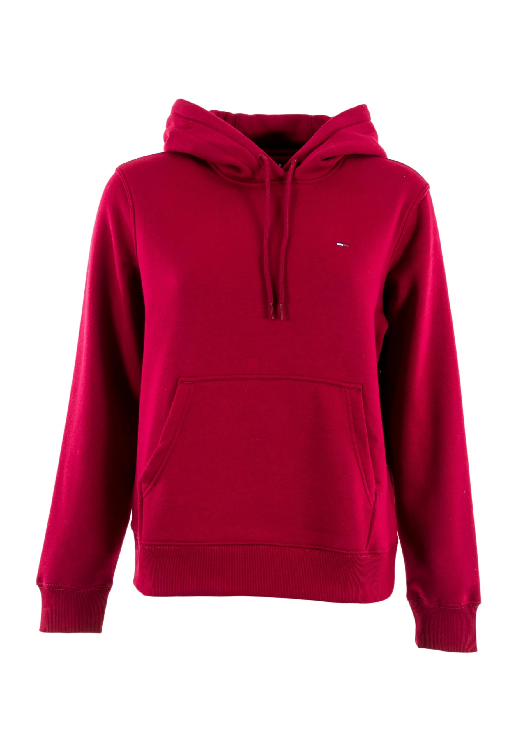 Tommy Jeans Women's Tjw Reg S Flag Hoodie Dw0Dw19958 Pullover, Purple (Lavish Cerise), L