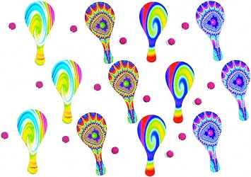 Fun Express Classic Paddle Ball Games Set of 12