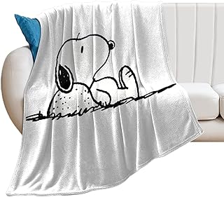 スヌーピー 毛布 ブランケット 大判 フランネル タオルケット ひざ掛け 軽量 シングル 暖かい なめらかな肌触り 肩掛け 膝掛け 防寒対策 洗える 四季適用 プレゼント 150*200cm