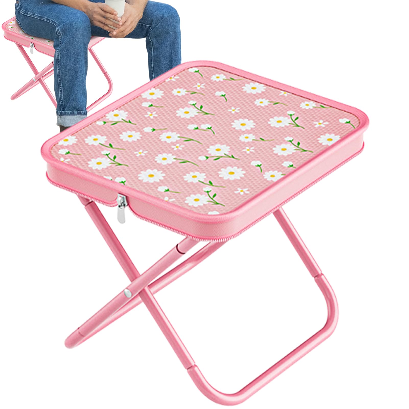 Tabouret portable pour adultes : assise pliable légère et robuste