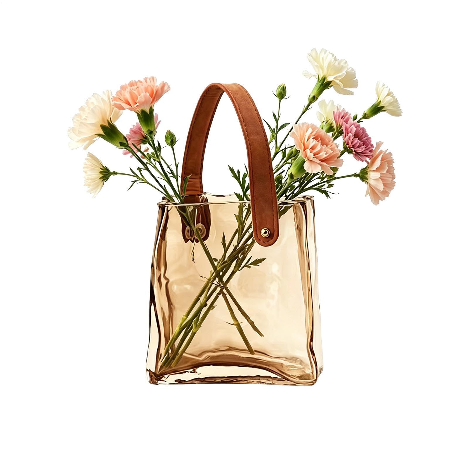 Vase en forme de sac esthétique, le cadeau d'anniversaire idéal pour la maison