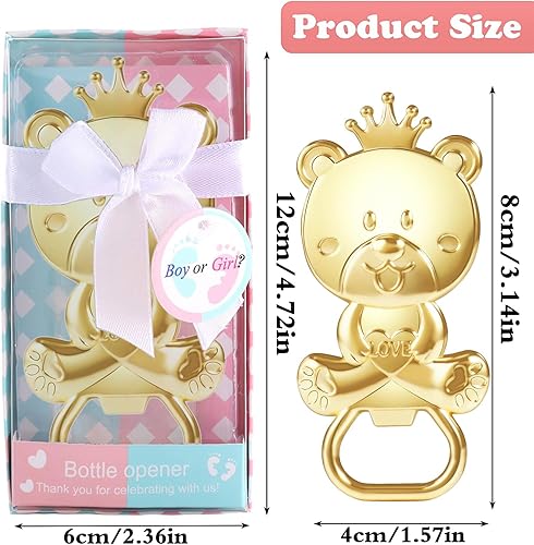Miniatura 2 de 24 piezas de abrebotellas para baby shower, suministros de fiesta, decoración de baby shower, regalo de regreso para invitados, baby shower,