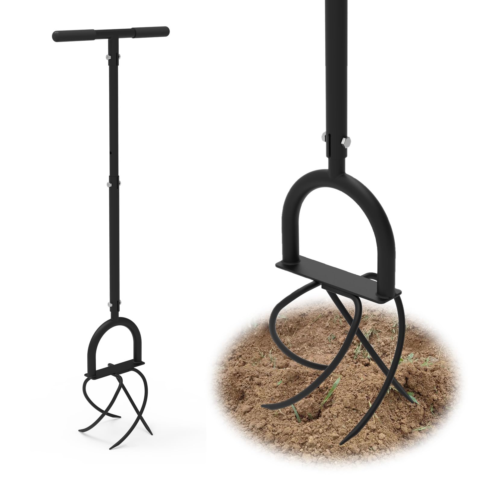 Artiglio Da Giardino Coltivatore Artiglio E Manico Con Manico