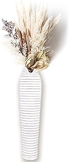 Sponsored Ad - Walbrook Extra Large Floor Vase 32" - Tall White Vase, Large Vases for Decor Living Room Floor, Pampas Gras...