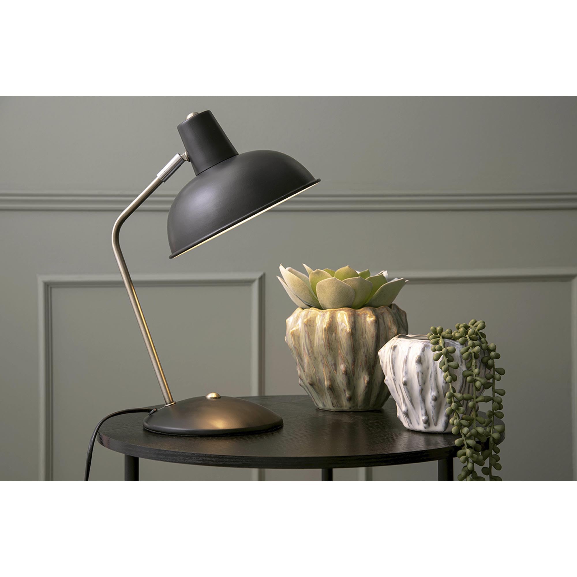 Leitmotiv Hood tafellamp, Pt Groep Bv, De_home, Ptgrs, Ø 19,5 cm - Höhe 37,5 cm