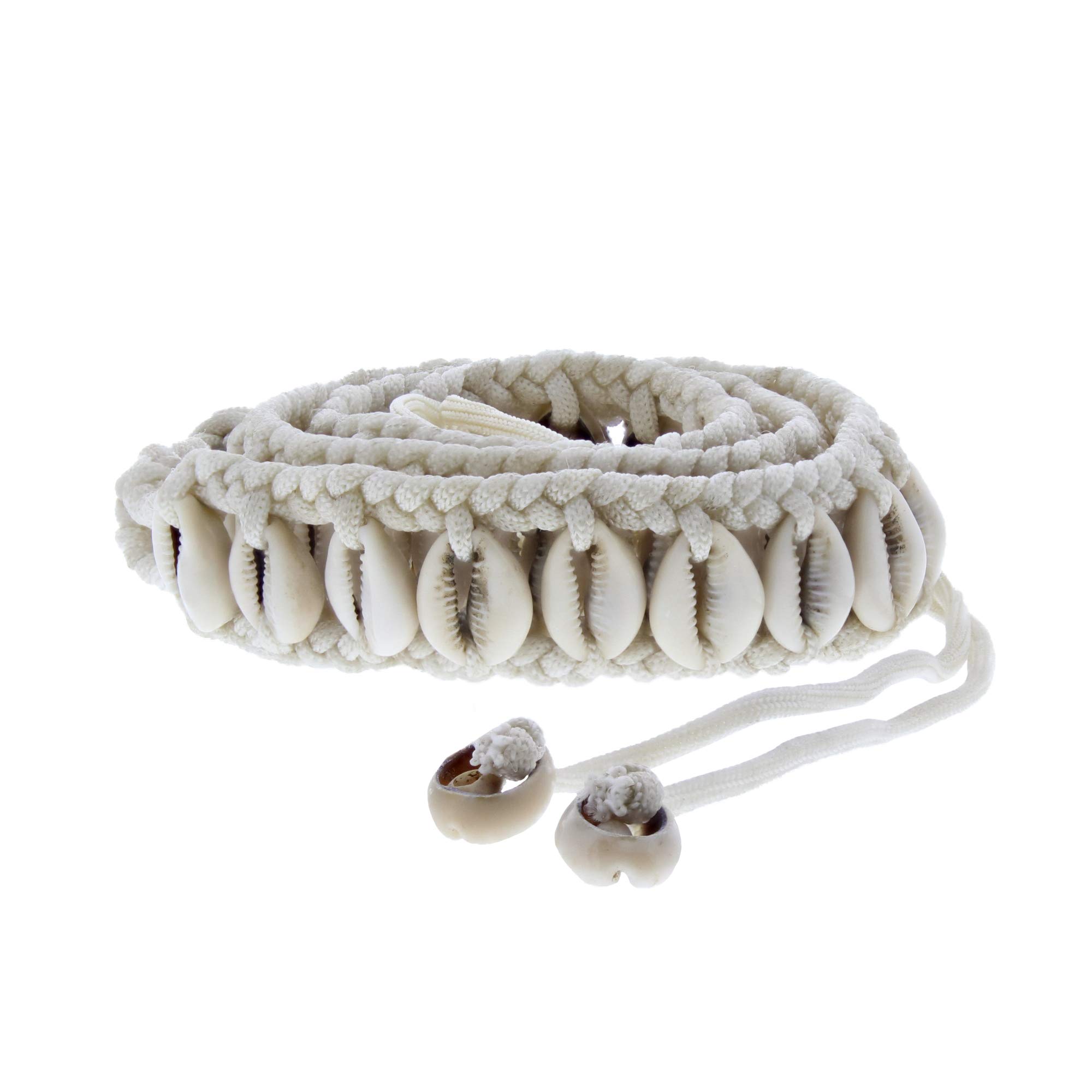 Zac's Alter Ego Alternative Retro Tie Up Sea Shell & Rope Belt