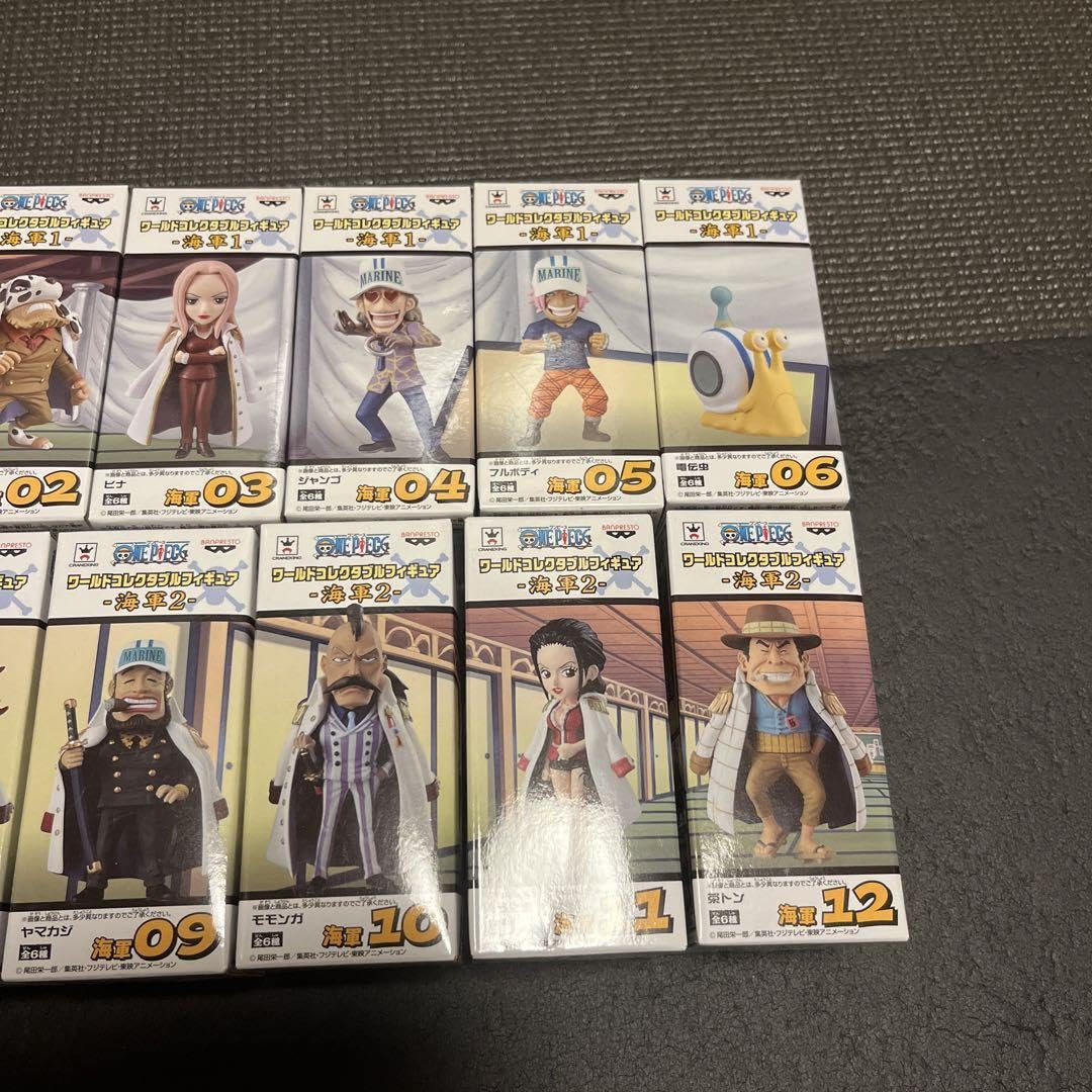ワンピース ワーコレ 海軍 1,2 コンプリート全12種セット