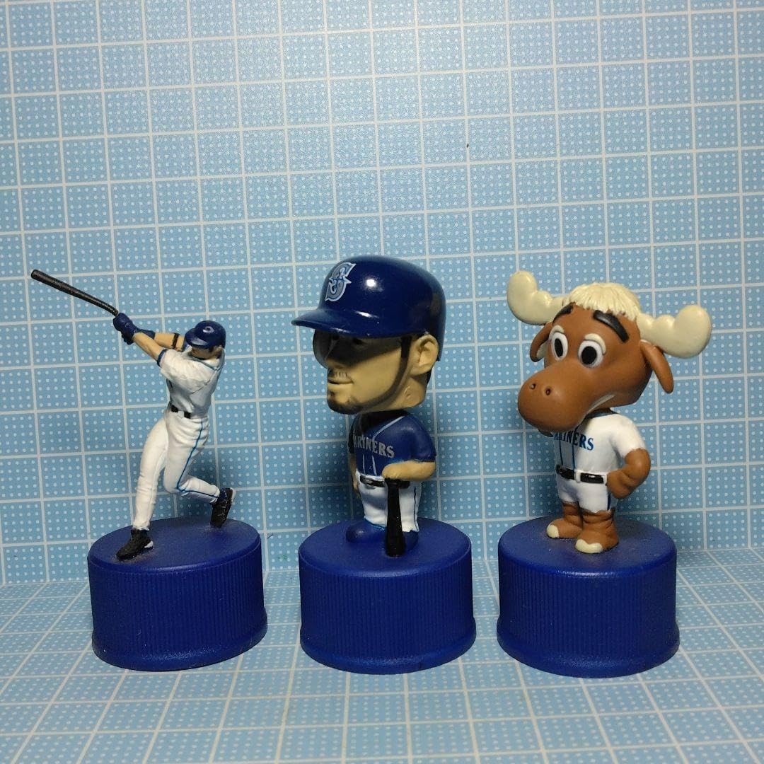 Amazon.co.jp: イチロー ボトルキャップ 3体セット 1805