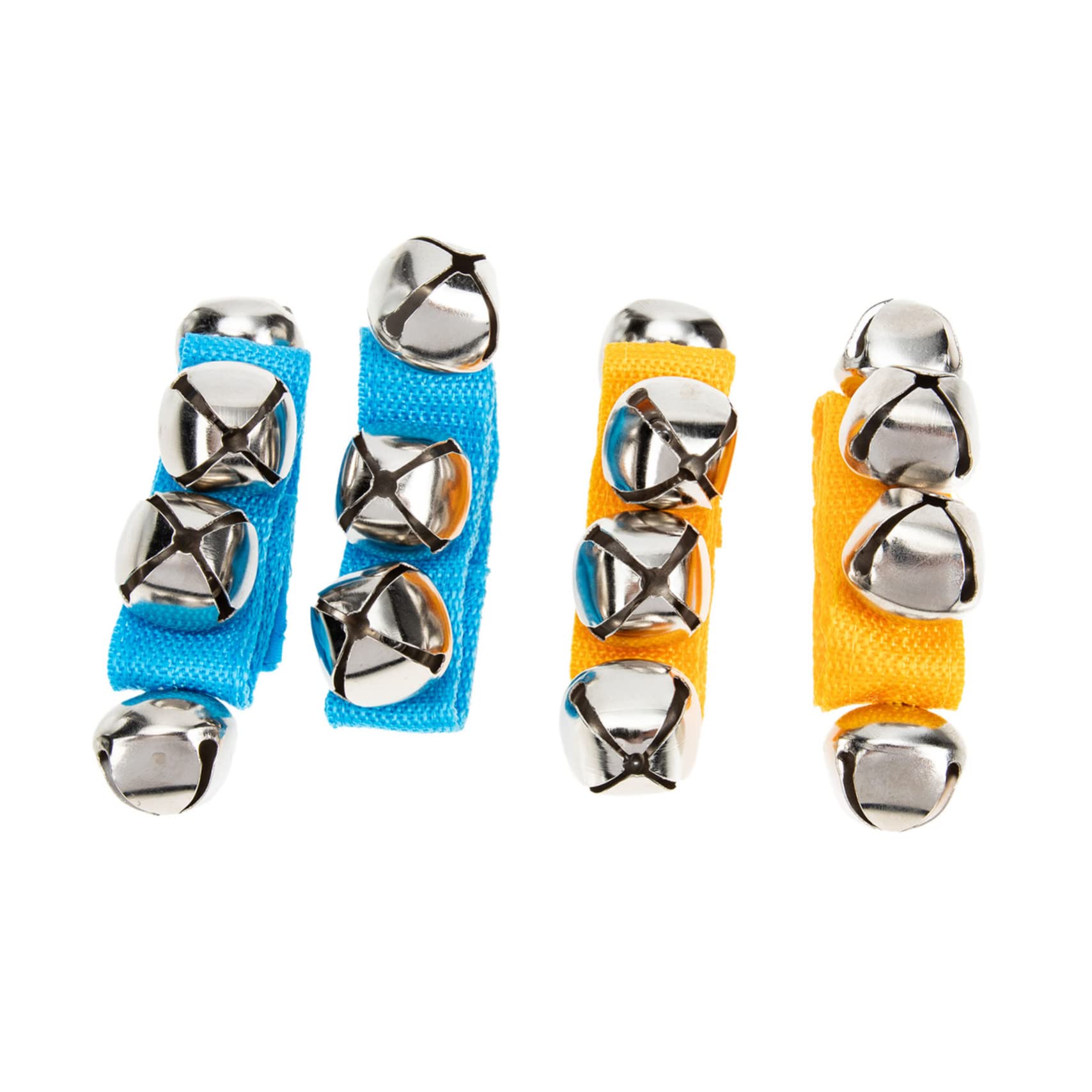 VANZACK 4Pcs Wrist Bells Musical Instruments for Bracelets with Sound for Parties Dancing and Holiday Decor and Wear