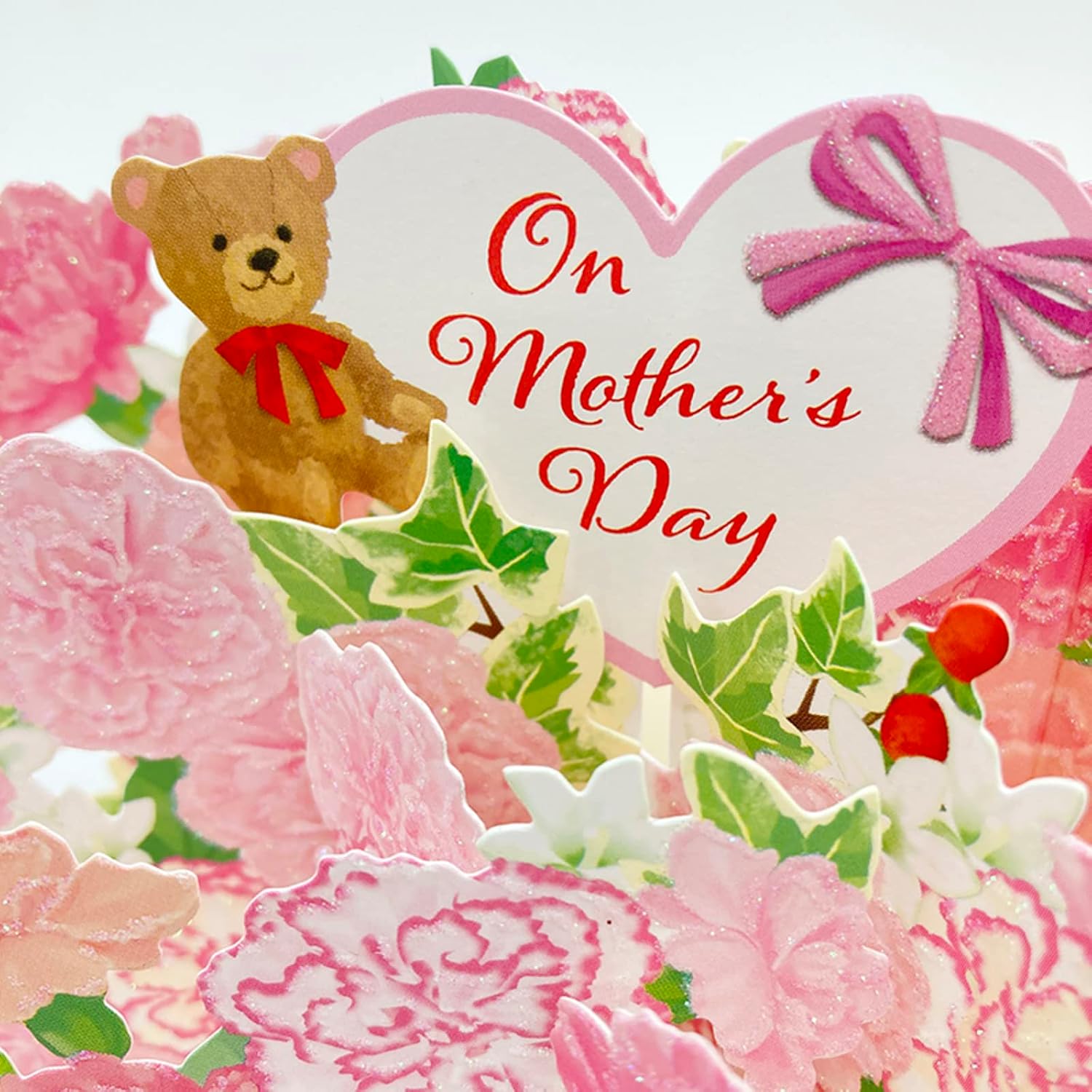 Sanrio message card mother's day card three-dimensional table flower greeting card for international transport JMD 11-3 SANRIO 711136
