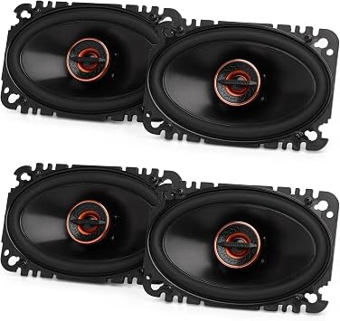 Infinity REF467F 4x6 in Two-Way Car Speaker 2 Pairs Bundle