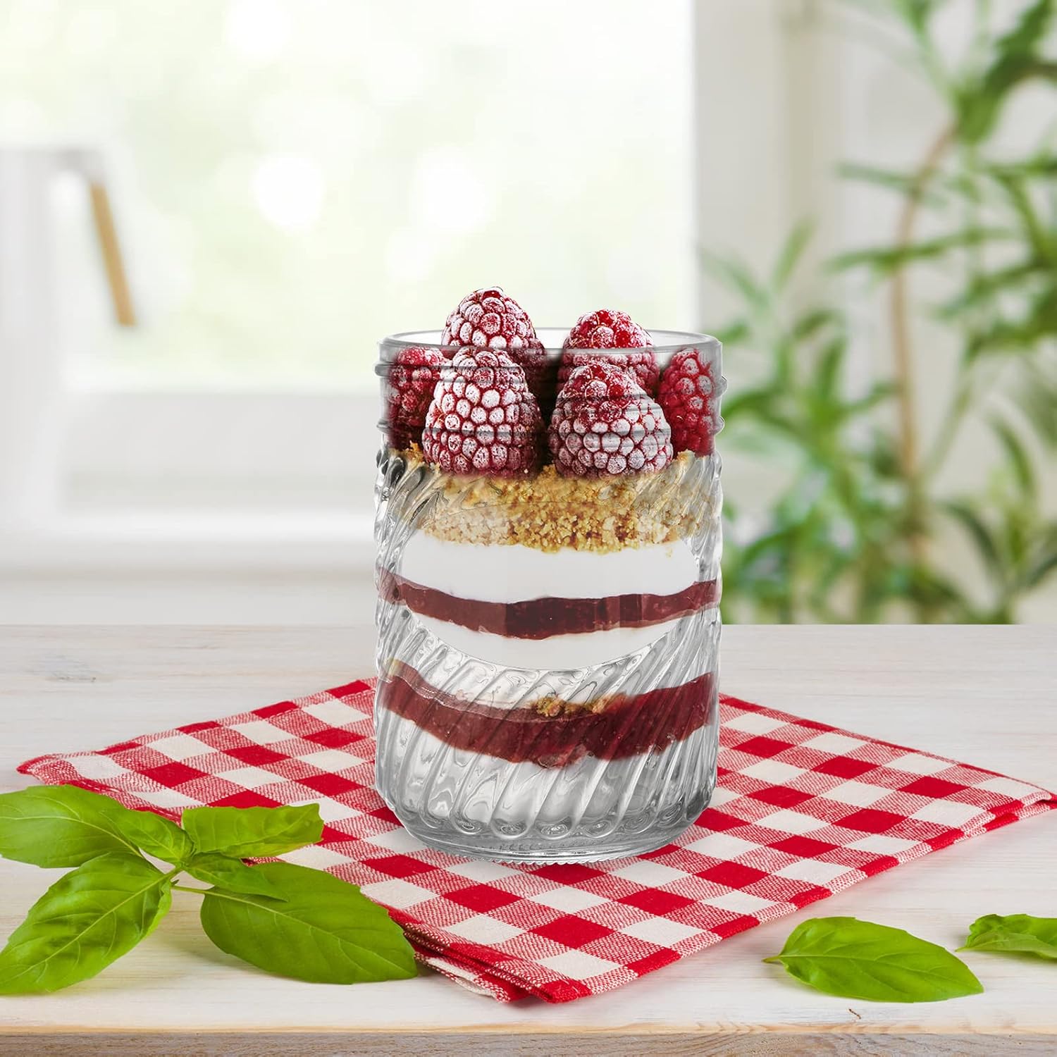 Nicunom 20 Pack Mason Jars, 8 Oz Canning Jars Regular Mouth Jelly Jars with Lids and Bands Glass Jar Food Containers, Ideal for Jams, Honey, Wedding Favors, Shower Favors : Home & Kitchen