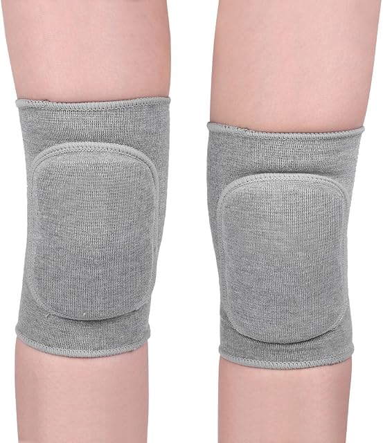 Kids Dance Knee Pads Volleyball Knee Sleeves Soft Sponge Knee Brace Protector Non-Slip Kneepads for Dancers Yoga Sports Exercise Volleyball
