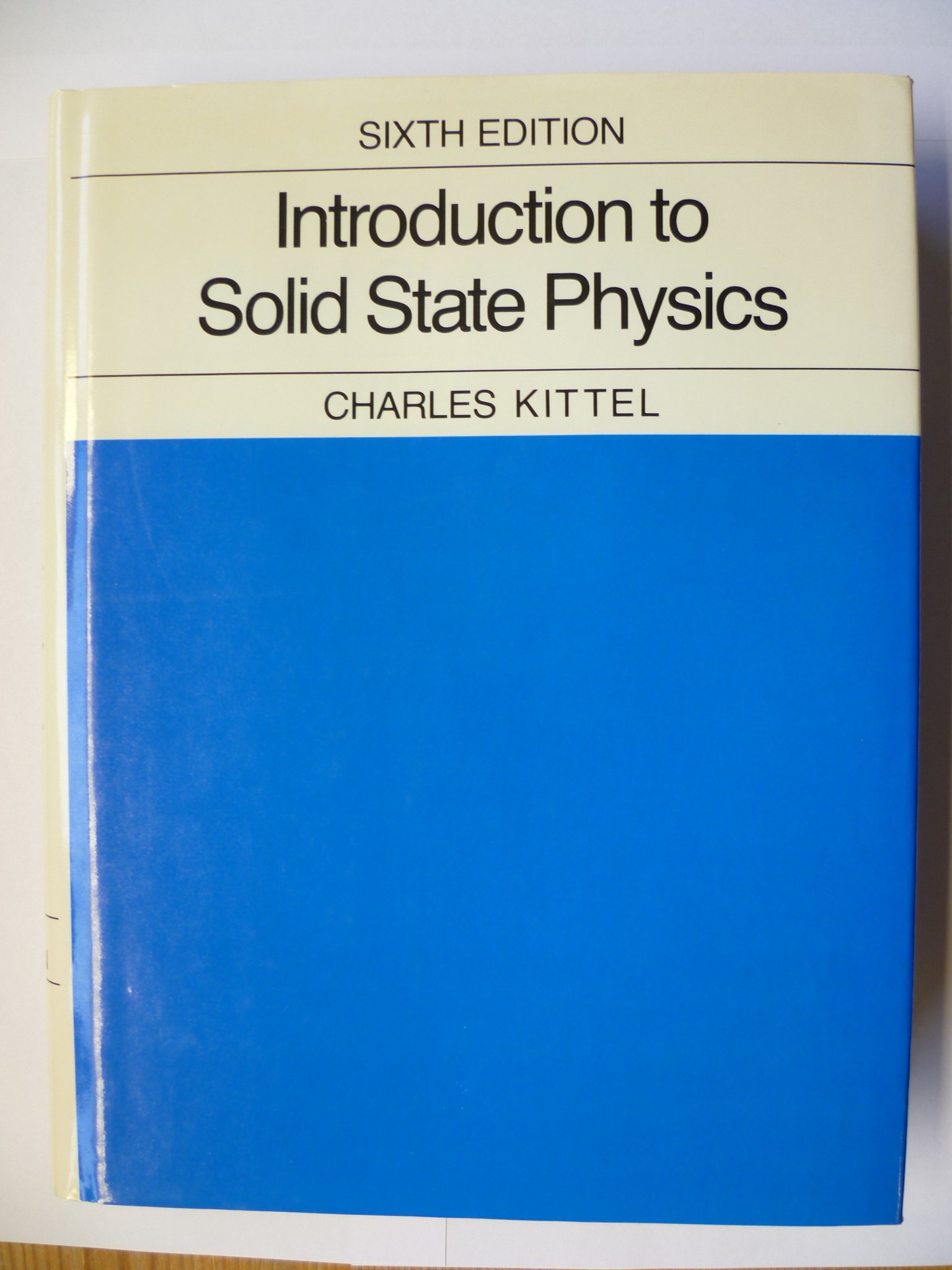 Introduction to Solid State Physics 6th Edition