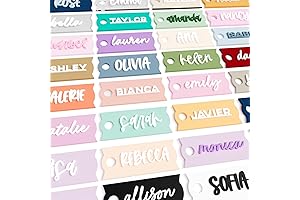 Custom Fluorescent Color Acrylic Tumbler Name Plate for Stanley Cup