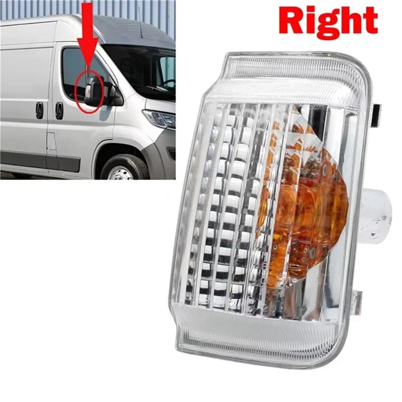 Indicatore specchietto retrovisore Indicatore Per Fiat Ducato 2006-2022 Gruppo Indicatore Di Direzione Alloggiamento Specchietto Retrovisore