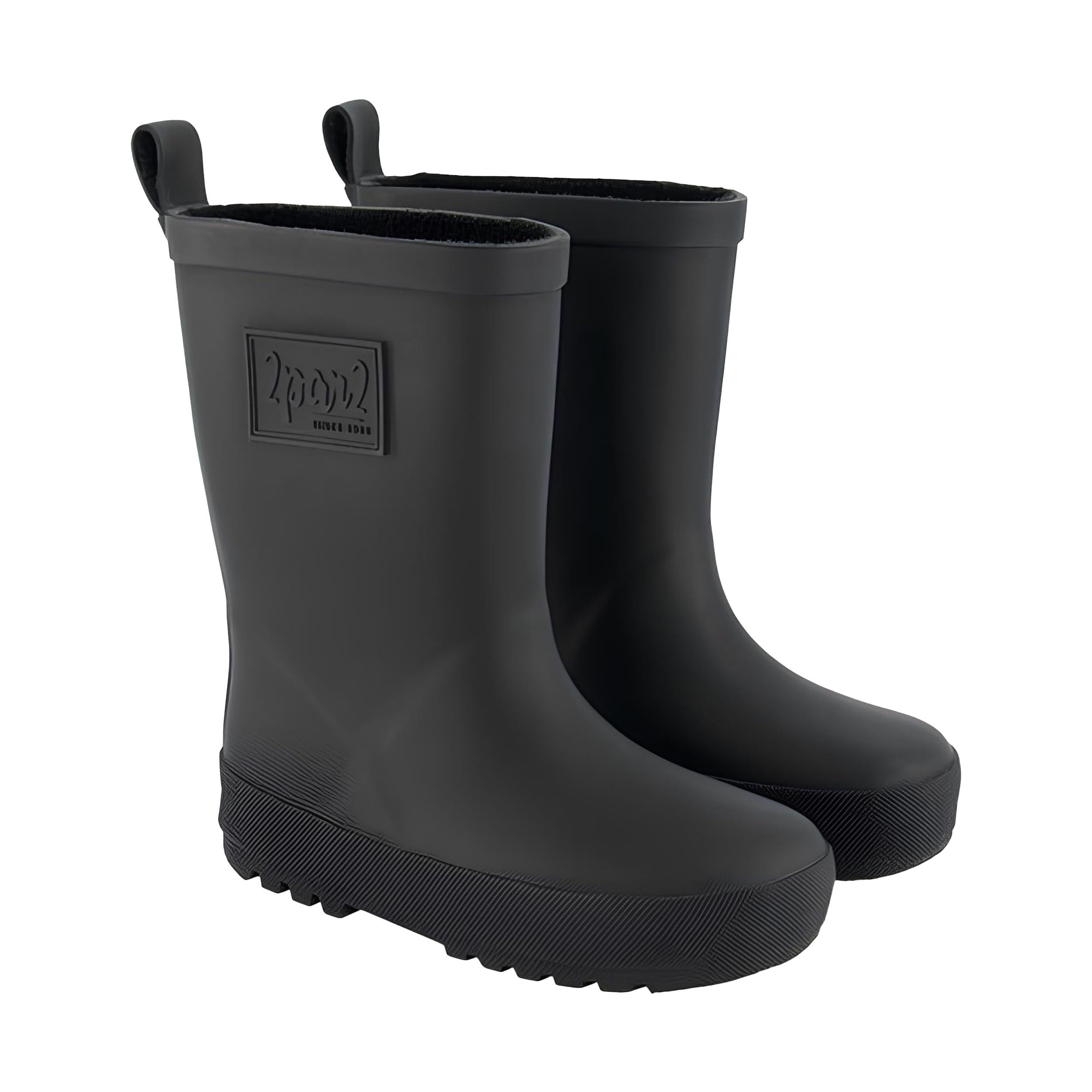 Deux par Deux Kids Unisex Girl Boy Rain Boots - 2