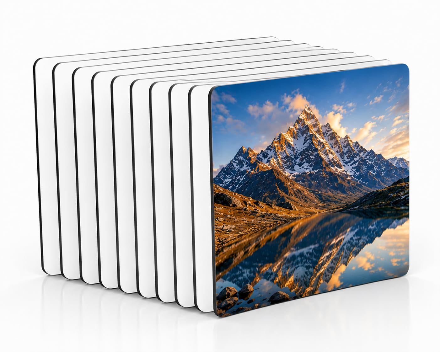 White Glossy Sublimation Aluminium Sheets for Heat Press Printing | 200 x 290 x 1 mm | Blank Metal Sheets for Custom Photo Printing, Gifts, Wall Decor & Craft Projects | 10 Sheets + 10 Wall Magnets-image-17