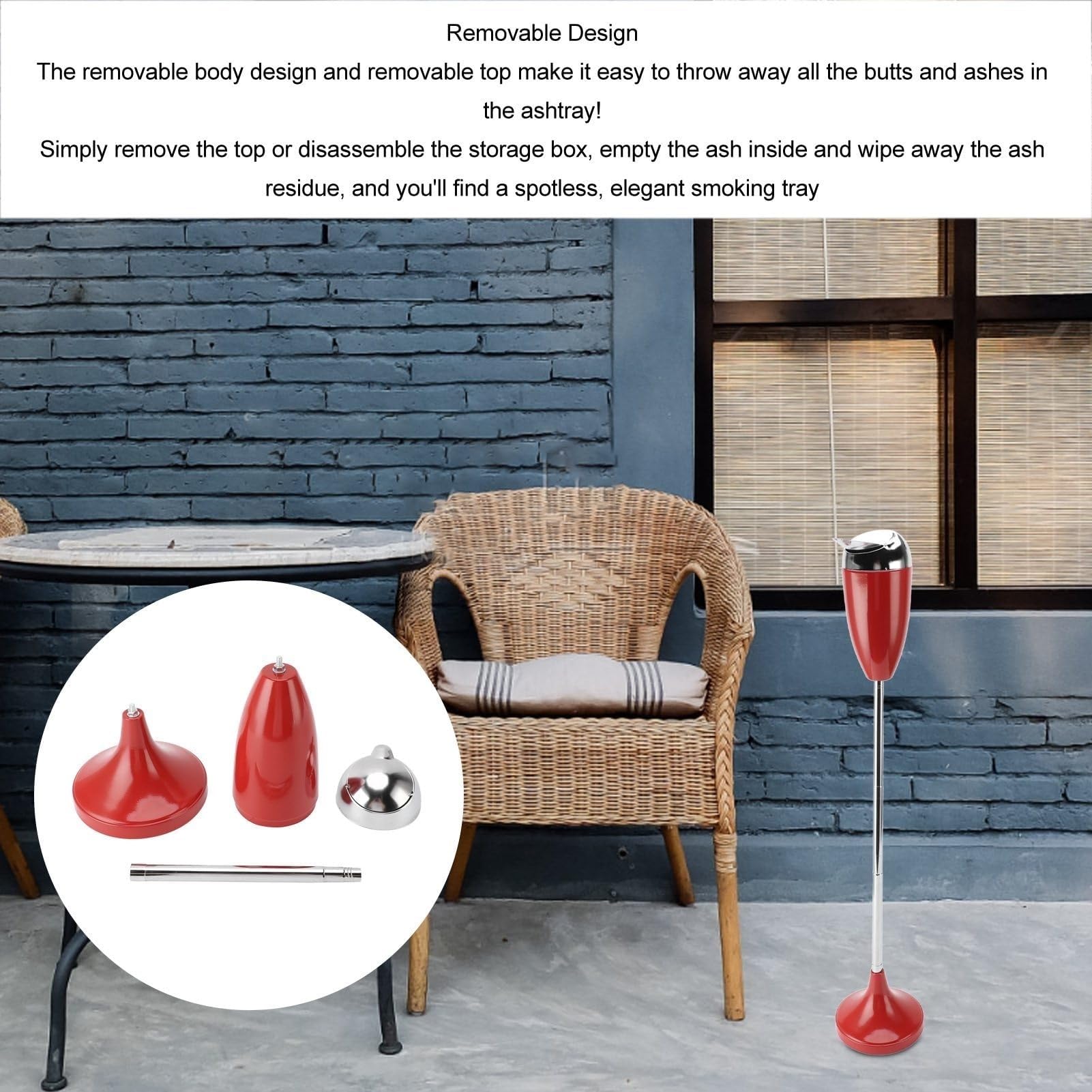 cigarette butt chair Amazon.com: YUZDNM Cigarette Butt Container
