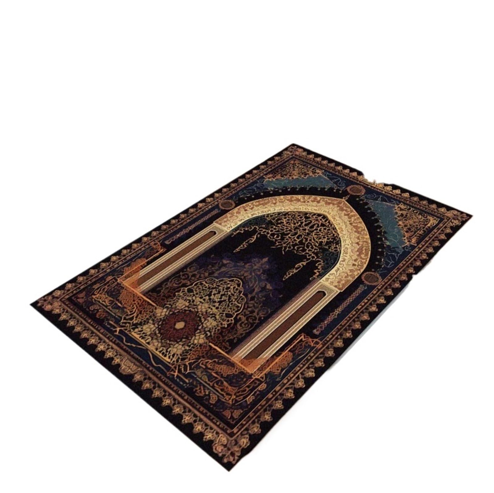 Tapis de salon antidérapant et facile à nettoyer motif ethnique artistique 50x80cm