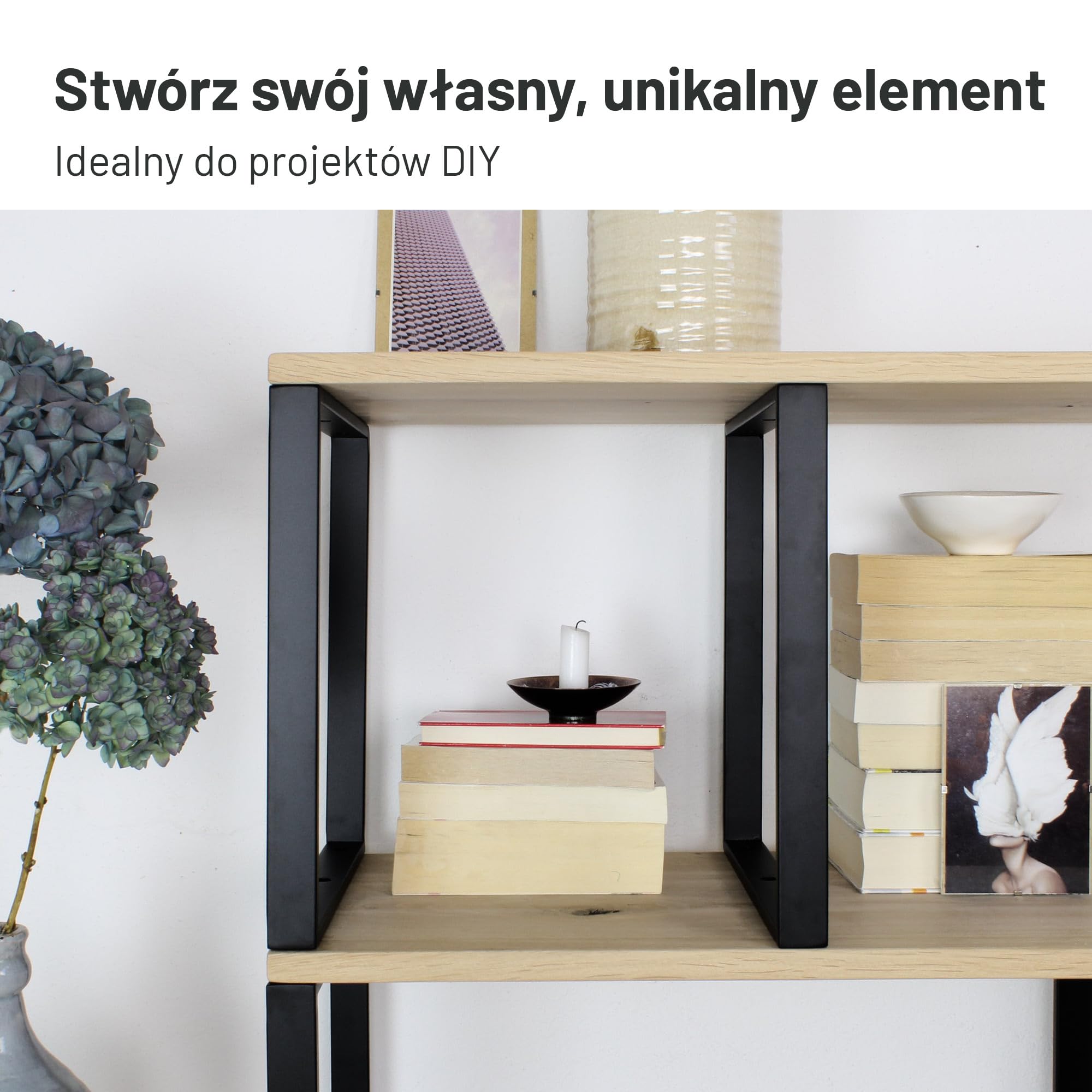 Półka regałowa z dębu, półka ścienna, półka kuchenna, parapet, regał wiszący z litego drewna, wiele wymiarów, rustykalna półka ścienna, uchwyt na książki (G 30 cm, S 100 cm)