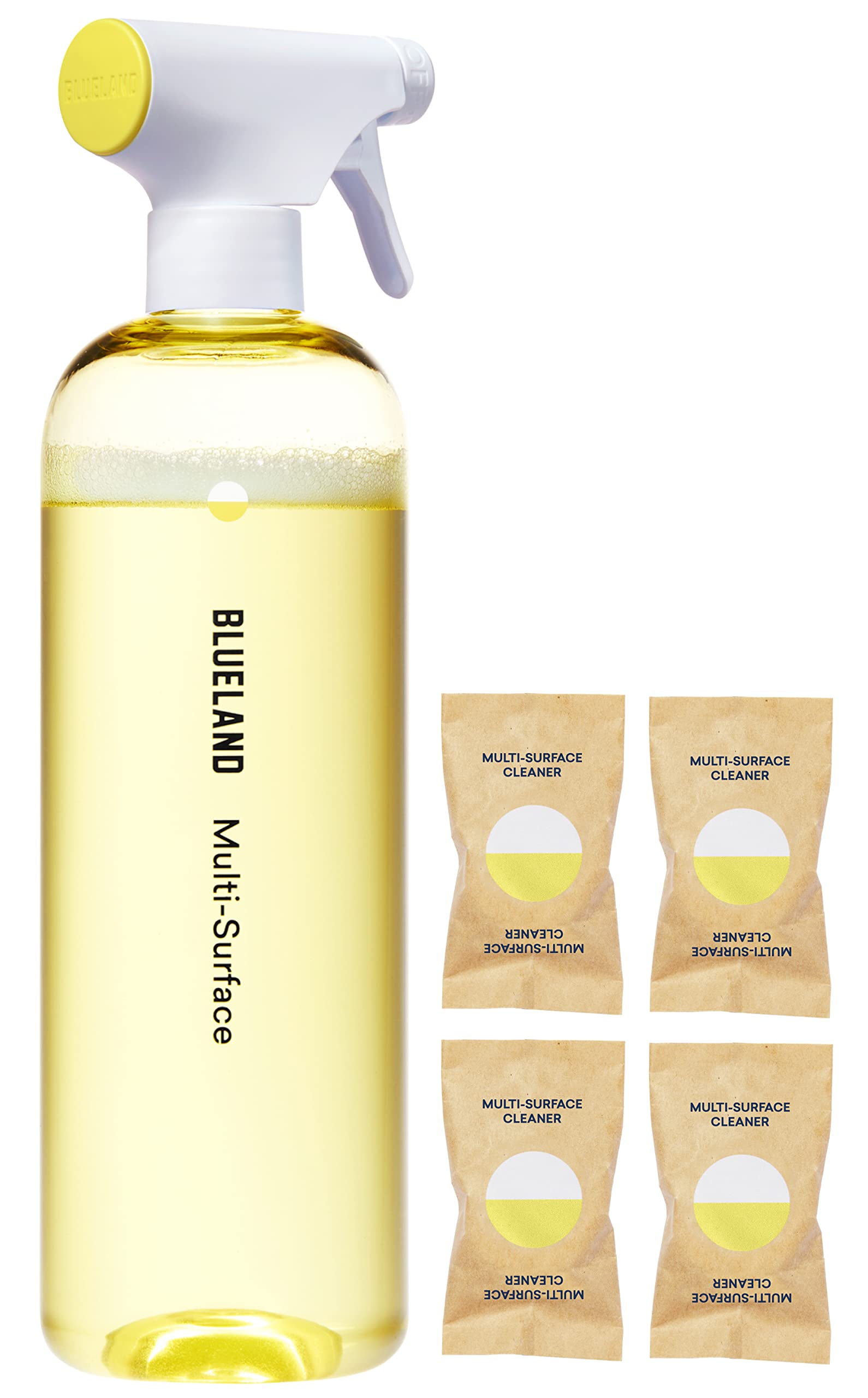 Buy BLUELAND Multisurface All Purpose Cleaning Spray Bottle with 4