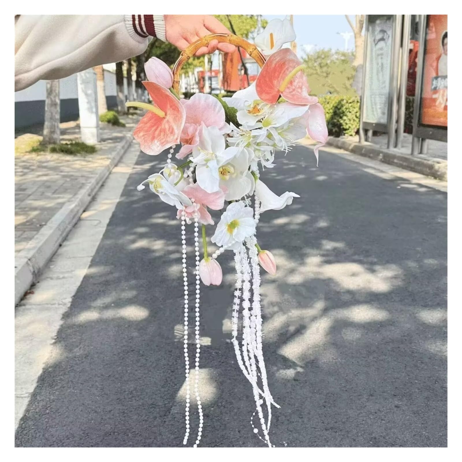 Gijmzy F Wedding Craftscascading Waterfall Lower Bouquet