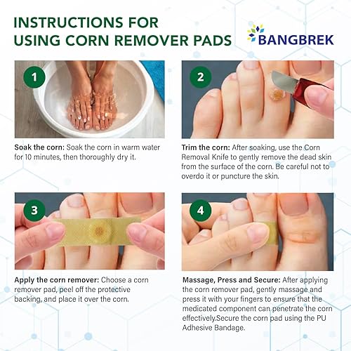 Miniatura 5 de Removedor de maíz, removedor de maíz para pies extra fuerte, removedor de maíz de máxima resistencia para dedos de los pies, ingredientes