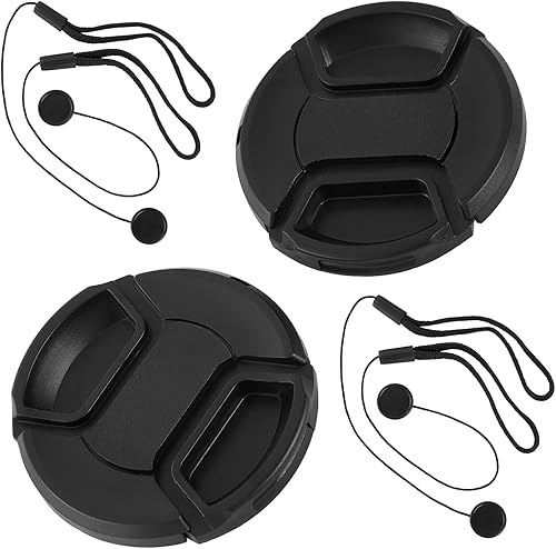 Miniatura 5 de Paquete de 2 tapas de lente de 2.283 in, compatibles con Canon EOS Rebel T7 T6 T5 T100 4000D T8i T7i T6s T6i T5i T4i T3i T2i T1i SL3 SL2 SL1 XSi XTi